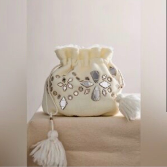 Free People Handbags - Free people seasons sparkle mini gift sac nwot